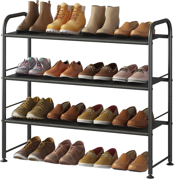 Shoe rack with cover